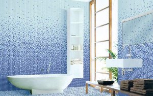 Tiles and mosaics for the bathroom: 26 photos, design with mosaic elements