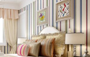 What wallpaper to stick in the bedroom: types of material and color