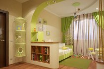 Odnushka design for a family with a child: apartment zoning rules