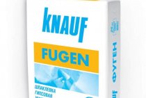 Technical characteristics of putty Fugenfüller Knauf