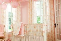 Design of a children's room for a newborn girl