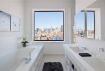 Bathroom with a window: design, 15 photos