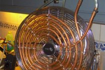 Homemade heaters for home, garden and garage