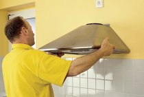 Instruções para instalar um exaustor de cozinha em um apartamento em um prédio de vários andares