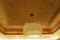 Types of ceiling cork coating and finishing technology