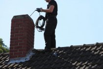 Como limpar a chaminé no fogão de uma casa particular