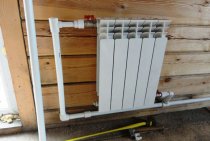 Tying heating radiators with polypropylene - simple and affordable