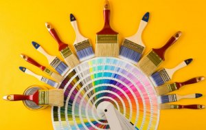 Paint and painting brushes: their types and sizes