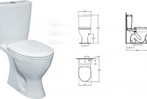 Toilets with direct outlet