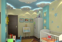 Ceiling decoration in the nursery