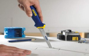 Drywall tools: marking, profile fastening, cutting and installation of drywall