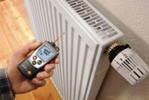 What should be the temperature of the heating radiators