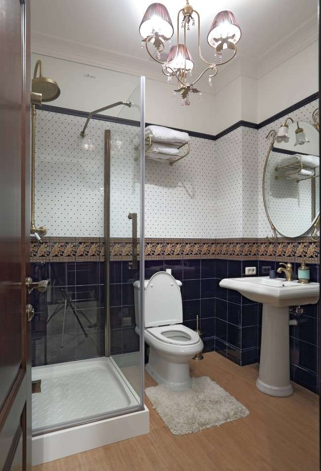 أفكار تصميم حمام كابينة الاستحمام