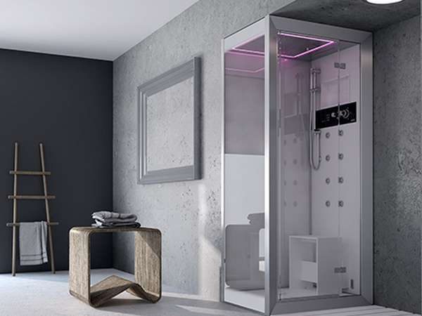 أفكار تصميم حمام كابينة الاستحمام