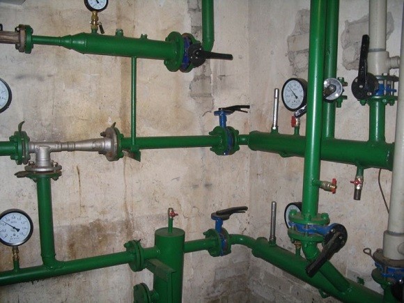 تدفئة مستقلة في مبنى سكني