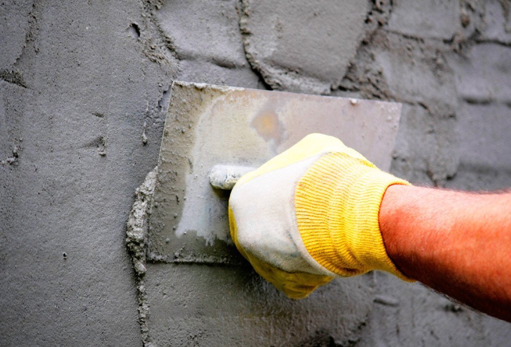 wall plastering process