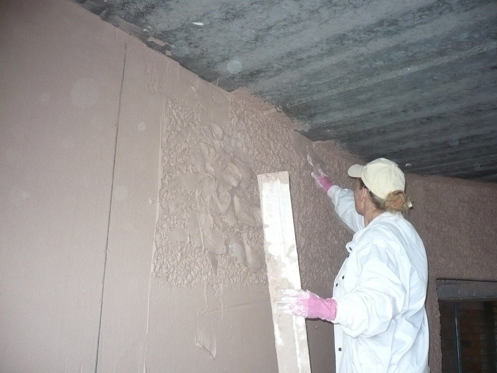 improved wall plastering process