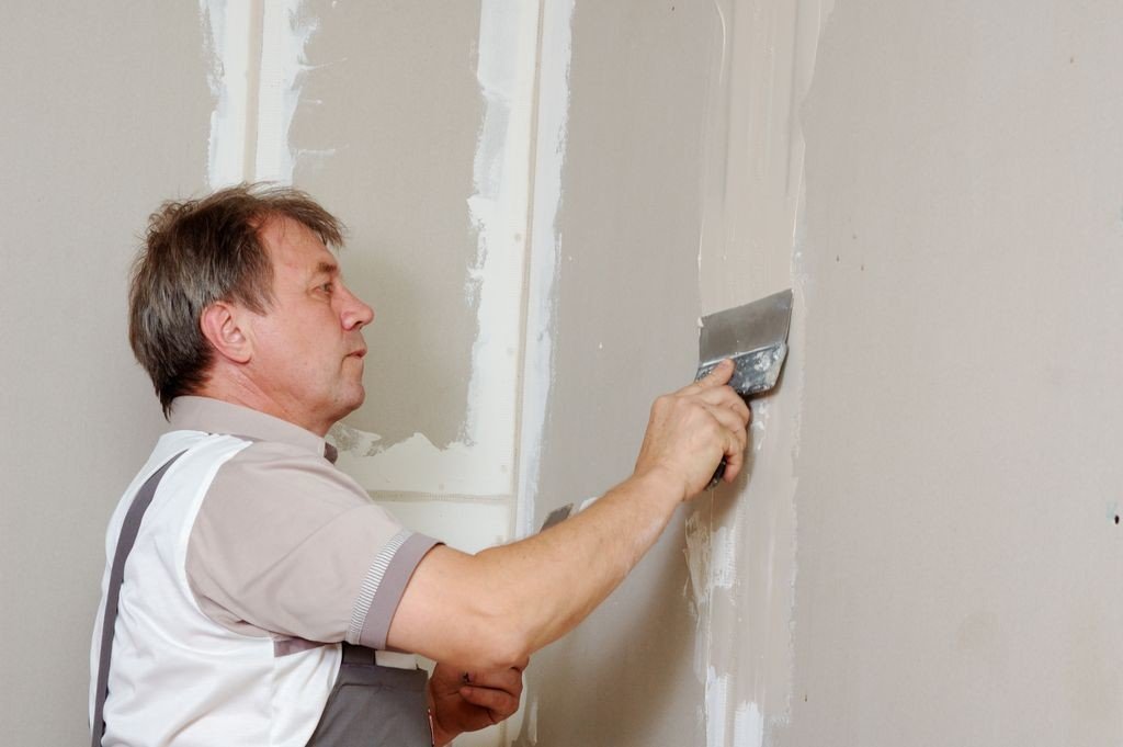 Plasterboard walls are best only putty