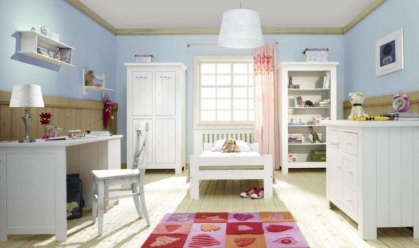 Cozy Scandinavian-style nursery interior