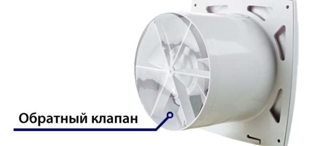 Pārbaudes vārsta ventilators