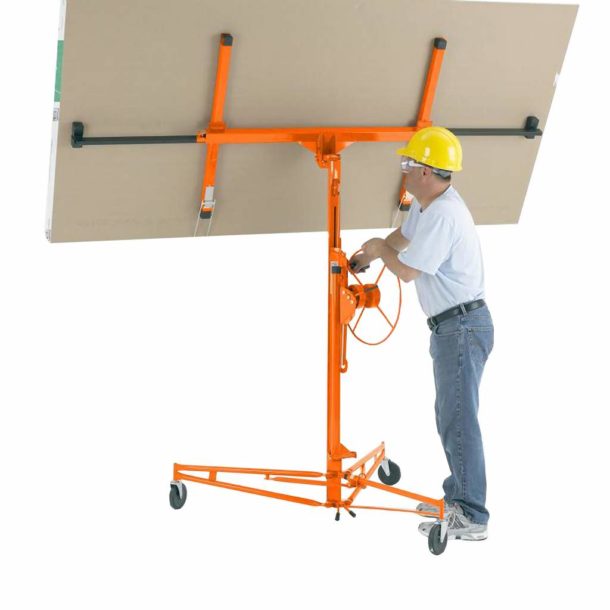 Manual drywall sheet lifter