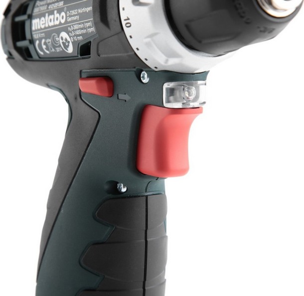 Cordless drill driver Metabo PowerMaxx BS, 10.8 V Li-ion 2x2 Ah