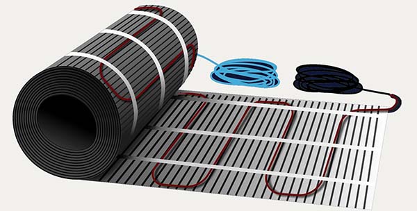 Vantagens e desvantagens do aquecimento de piso infravermelho. Diagrama de montagem