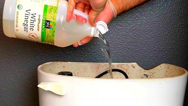 How to clean the inside of a toilet bowl