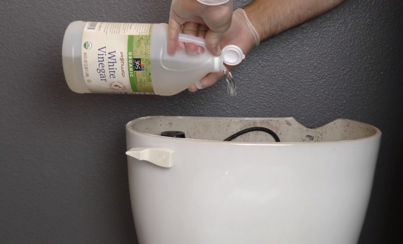 How to clean the inside of a toilet bowl