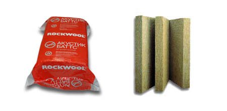 Ηχομόνωση Rockwool Acoustic Butts