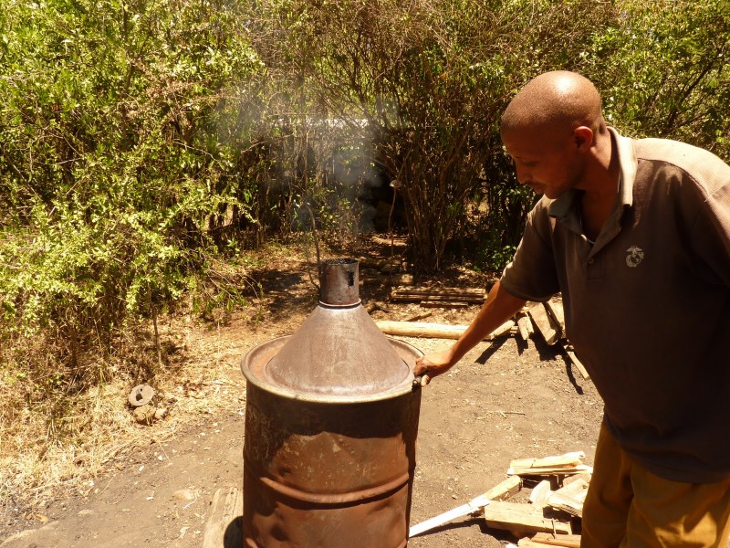 Wood burning stove