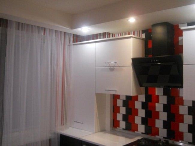 Fechamos os canos na cozinha com drywall