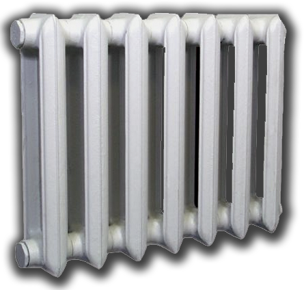 Power of 1 section of bimetallic heating radiators