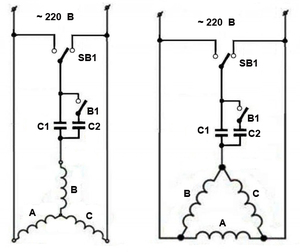 Motor csatlakozás 220380v