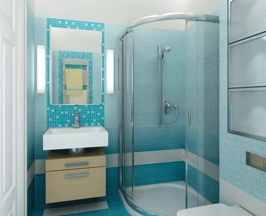 أفكار تصميم حمام كابينة الاستحمام