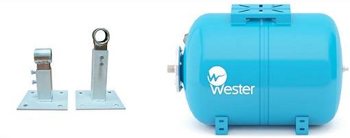 Expansion tank for water supply selection, installation