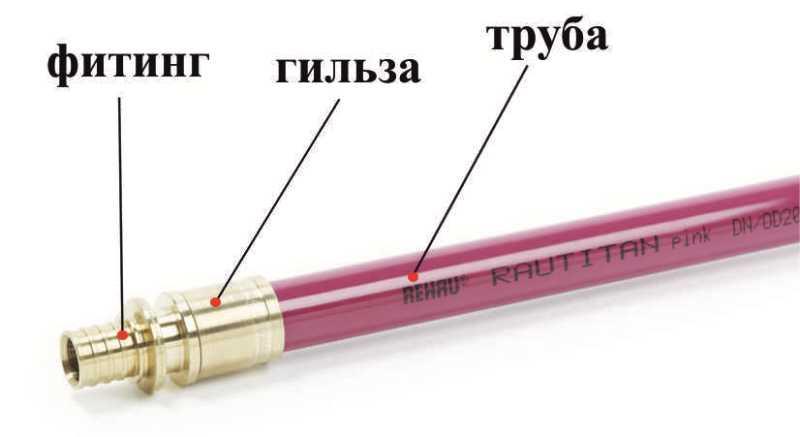 تركيب أنابيب XLPE مع تركيبات دفع Rehau