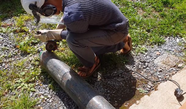 Como cortar um tanque de propano, o que pode ser feito de um tanque?