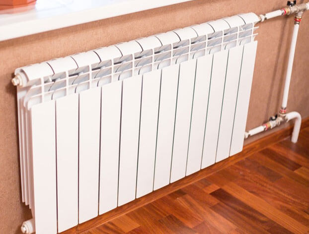 Heat transfer coefficient of the heater