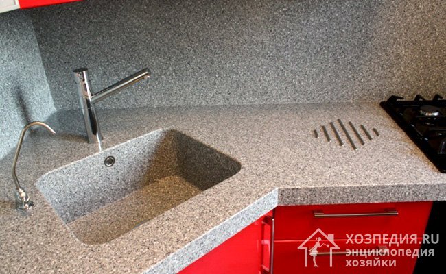 How to clean an artificial stone sink