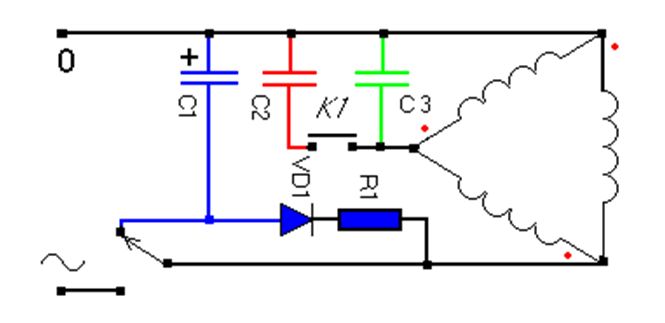 Motor csatlakozás 220380v