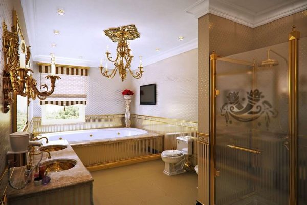 أفكار تصميم حمام كابينة الاستحمام