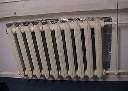 Heat transfer coefficient of the heater