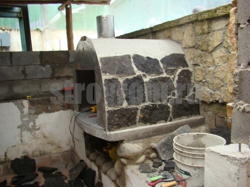 Fogão de pedra para um banho - os prós e contras