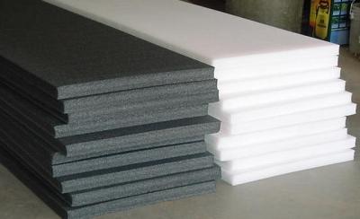 Foamed polyethylene for soundproofing and soundproofing