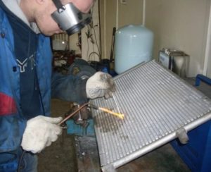 How to solder a radiator