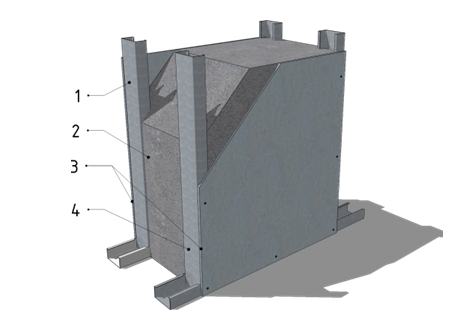 Estrutura metálica do dispositivo de construção, materiais e tecnologia de instalação